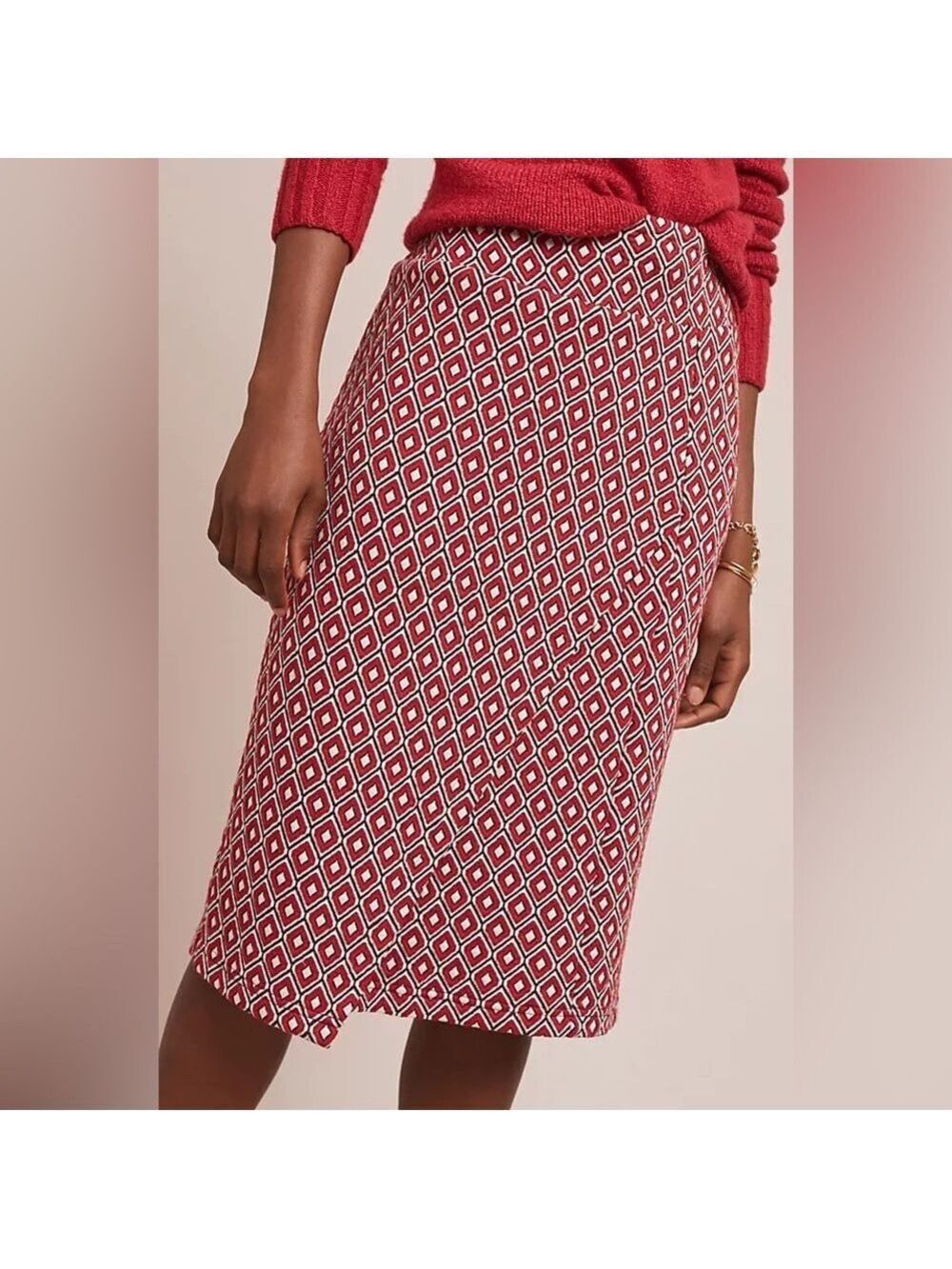 Anthropologie Maeve Wiles Pencil Skirt - Size Small